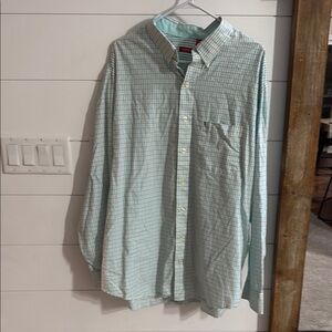 Men's Green Plaid Shirt